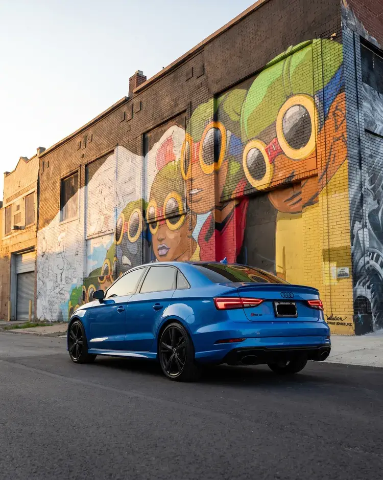 Colourful texture spot in Detroit