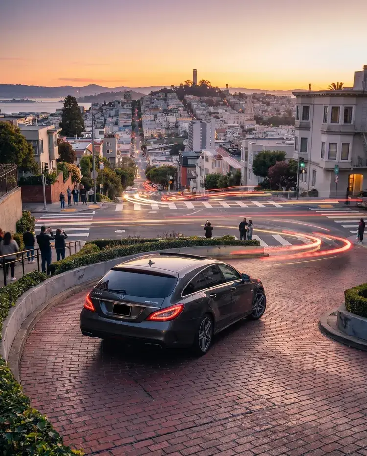 Car photography spot in San Francisco