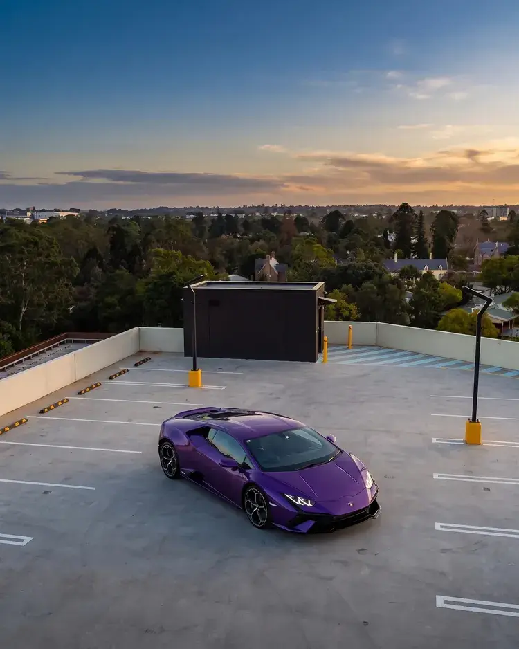 Modern car park spot in Sydney
