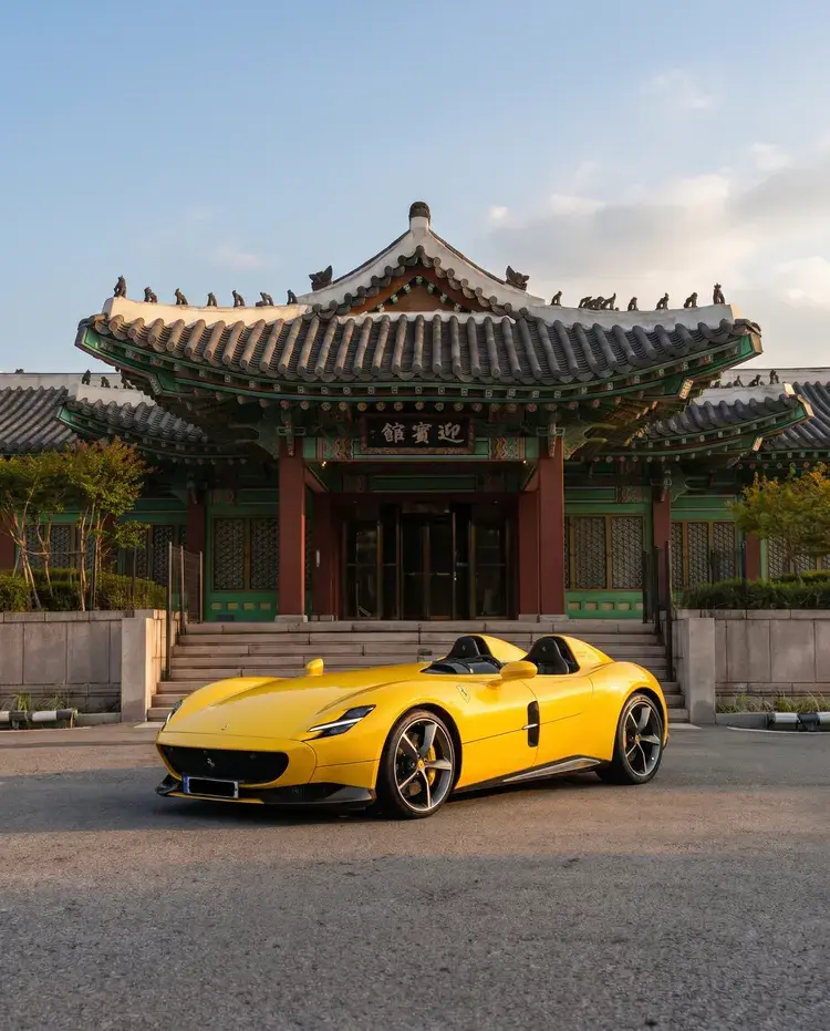 Historic artificial light spot in Seoul