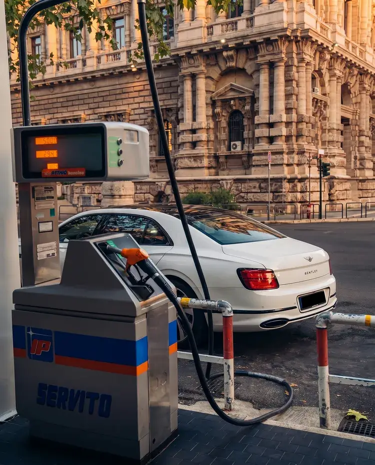 Historic artificial light spot in Rome