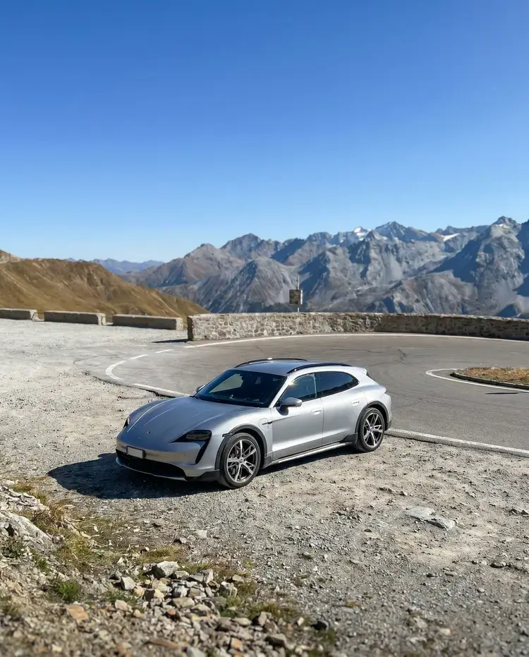 Mountain high altitude spot in Tirano