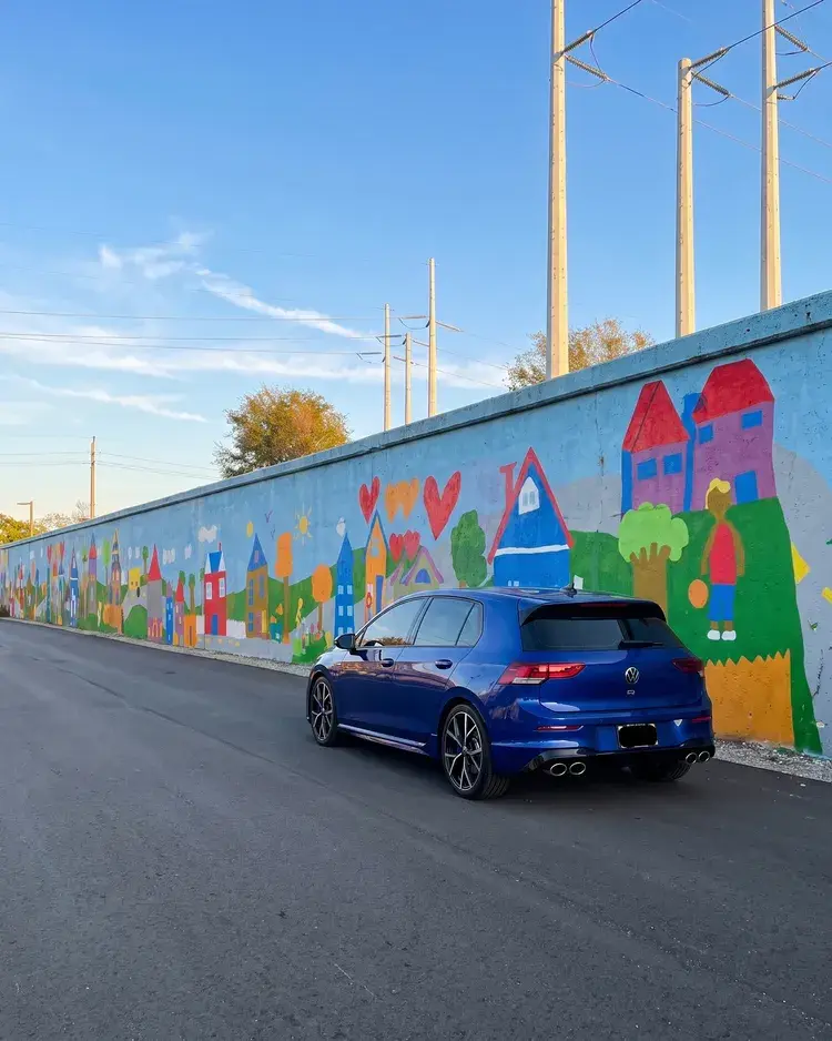 Colourful texture spot in Indianapolis