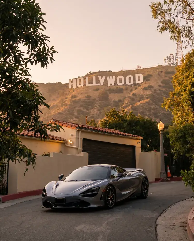 Mountain landmark spot in Burbank