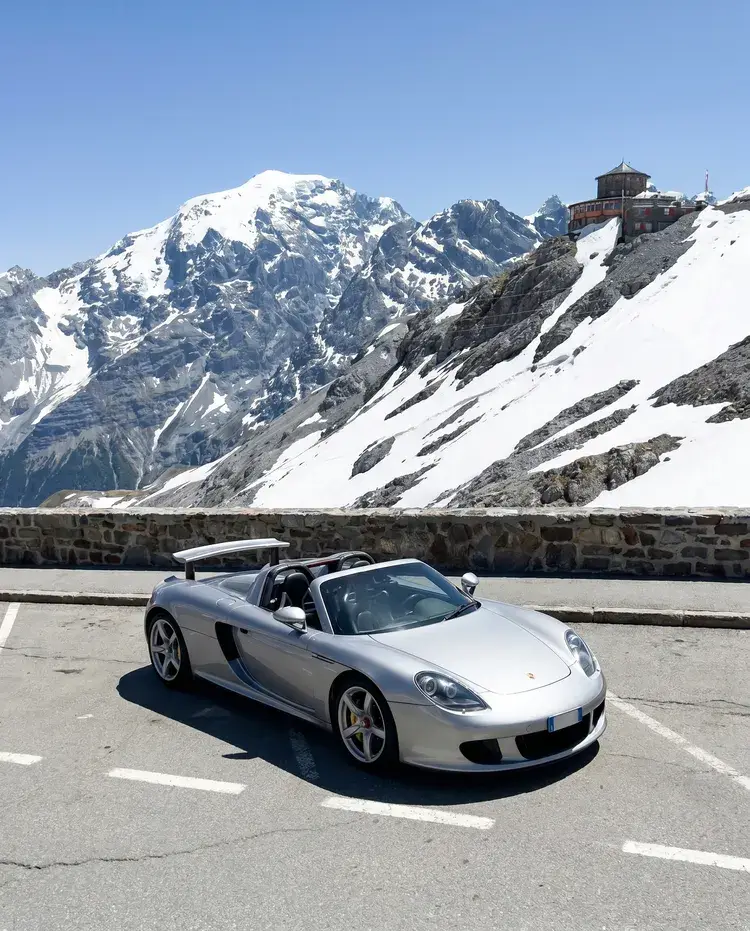 Mountain high altitude spot in Tirano